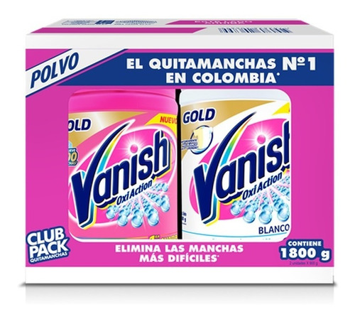 Vanish Ropa Gold Oxy Action X 2 - g a $69