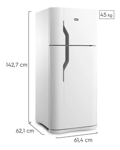 Imagen 3 de 7 de Heladera Gafa Con Freezer Cíclica Hgf358afb 282 Ltrs Blanca