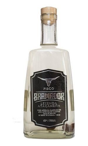 Pisco Bramador Negro 40º 750cc   /chilepisco