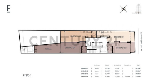 Venta Departamento Cañitas Monoambiente Pozo Feel Belgrano