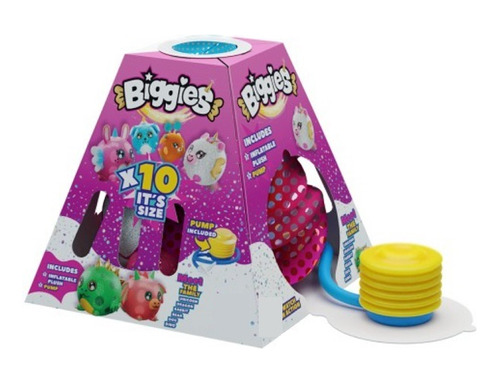 Pelucia Inflável Biggies Unicornio Multikids Cor Branco