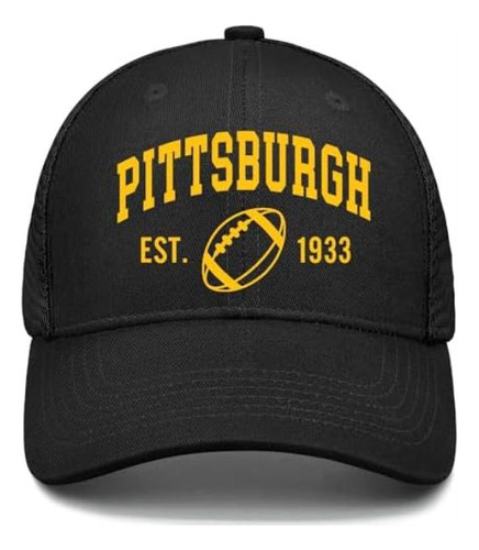 Waykingo Pittsburgh Hat Regalos Hombres Y Mujeres Gorra Mesh