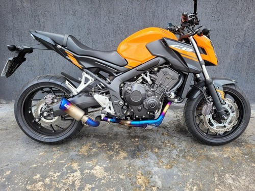 Imagem 4 de 6 de Escapamento Esportivo Mexx Full Cb650f Mexx Azul + Ponteira
