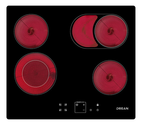 Anafe Vitroceramico Electrico Drean 60 Cm Aedr60cnv