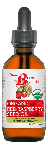Berry Beautiful Aceite De Semilla De Frambuesa Roja Organico