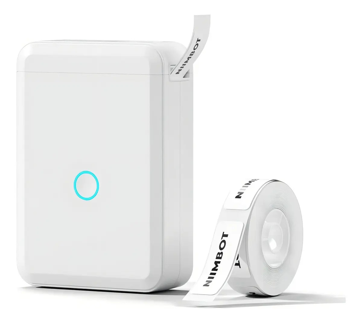 Impresora de etiquetas Niimbot D110 Bluetooth, 1 rollo USB blanco