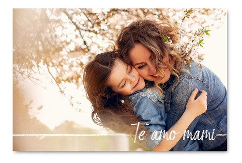 Cuadros Regalo Día De Las Madres Personalizados Foto + Frase