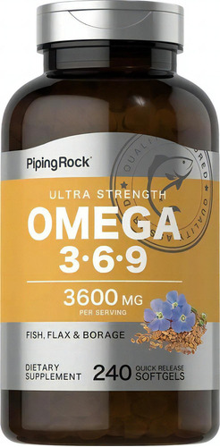 Ultra Omega 3 6 9 (pescado, Lino & Borraja) 240 Caps