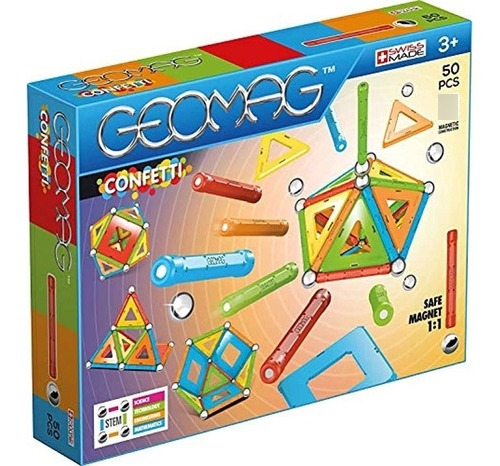 Geomag - Confeti - Juego De Construccion Magnetico De 50 P