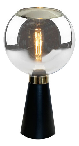 Lámpara De Mesa Vintage Decorativa Portatil Tallin Unilux Estructura Negro