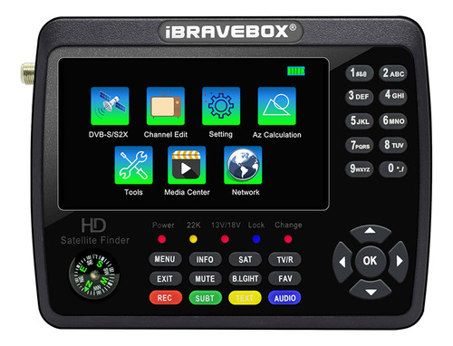 Buscador De Señal Tv Satélite Ibravebox V10 Finder Max