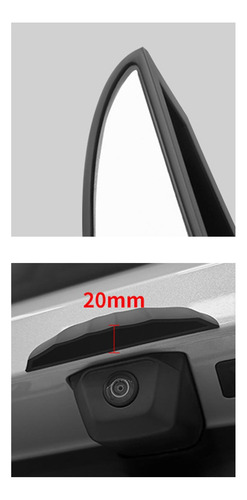 Cubierta De Silicona Para Cámara De Visión Trasera, Negro