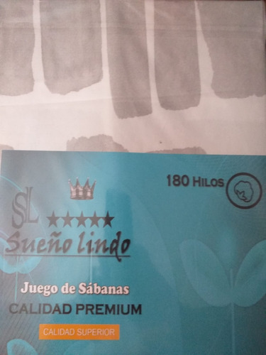 Juego De Sábanas 2  1/2  Sueño Lindo   Oferta 