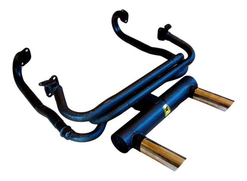 Imagen 1 de 2 de Kit Mofle Silenciador Headers Vocho 2 Salidas Carburado