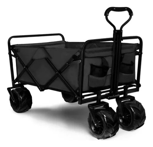 Carrito Vagon Plegable De Carga Multiusos Con Ruedas Camping