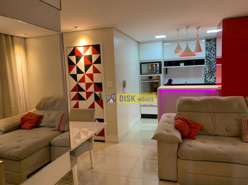 Apartamento Com 2 Dormitórios À Venda, 65 M² Por R$ 350.000,00 - Nova Petrópolis - São Bernardo Do Campo/sp - Ap1509
