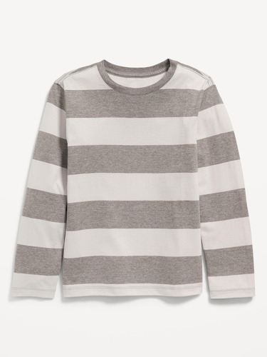 Polera Niño Old Navy Manga Larga Gris