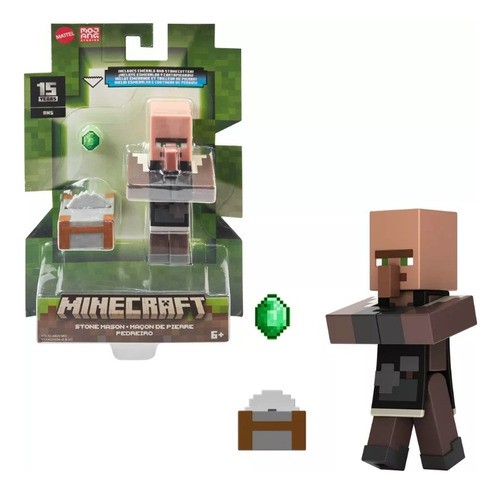 Minecraft Figura De Accion Stone Mason Aldeano 