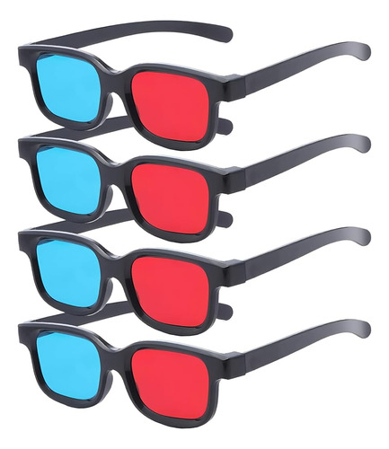 Gafas 3d Rojo-azul, Gafas De Visualización 3d Para Ver Pelíc