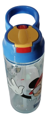 Botella Switch 400ml Bombilla Licencias Spiderman Mickey