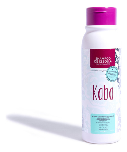 Shampoo Kaba De Cebolla 500ml