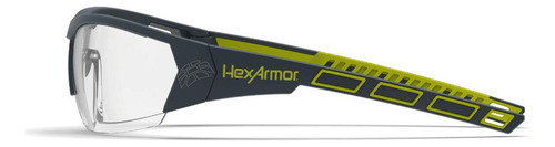 Hexarmor Mx250 - Gafas De Seguridad Ligeras, Lente Transpar