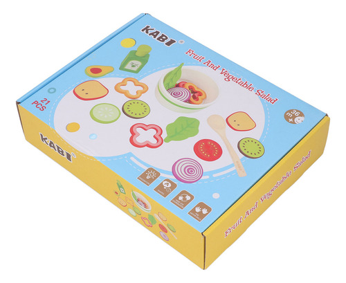 Juguete De Ensalada De Verduras Simulado Educativo De Made
