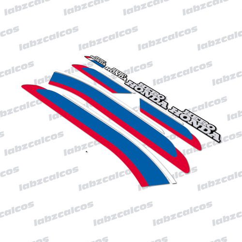 Kit Calcos Completo Honda Hero Splendor Moto Negra