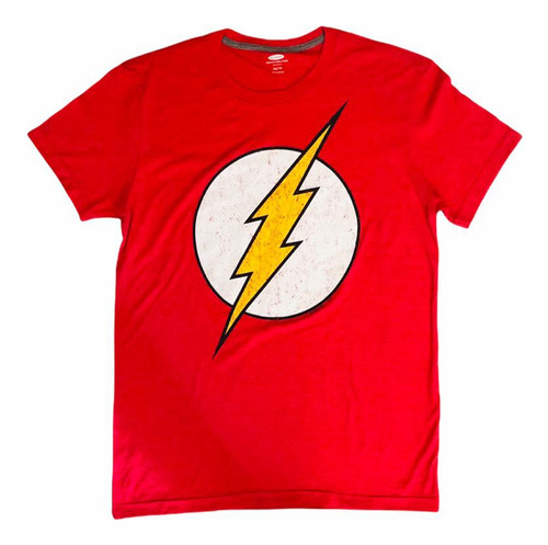 Camiseta Playera Flash Logo Hombre Super Heroes Dc Comics