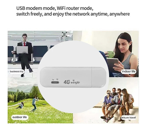 Enrutador Wifi Usb 4g, Señal Estable, Módem Portátil