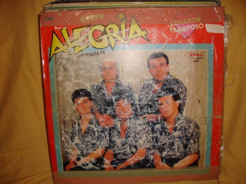 Vinilo Grupo Alegria De Santa Fe Corazon Tramposo Oo C2