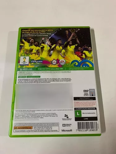 Copa do Mundo da Fifa Brasil 2014 - Jogo para Xbox 360 Original - Mídia  Física