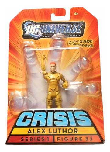 Dc Universe Crisis Alex Luthor Heroes Comic 10cm Mattel