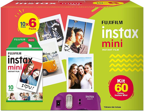 Filme Instax Mini 60 Fotos Entrega + Rápida