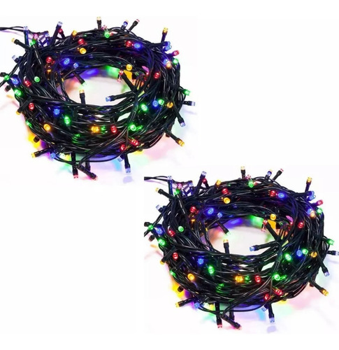 2x Guirnaldas Jardin Luces De Navidad Luces Navidad 400led