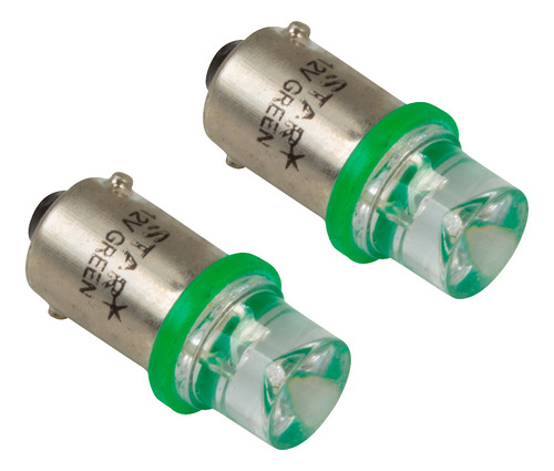 Foco Leds 57 Verde 12v 1 Leds 2pz Plano Star 5