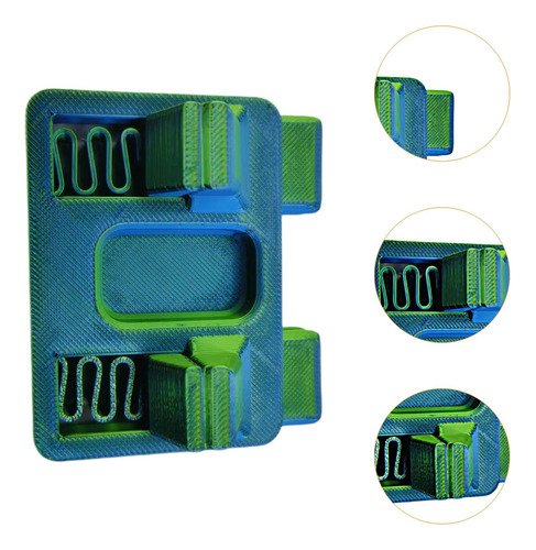 Sostenía De Accesorios De Soldadura De Azul Y Verde