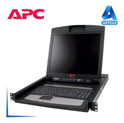 Apc Ap5717 Consola Kvm Lcd 17 Touchpad Y Teclado 1u