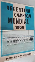 Comprar Revipóster Argentina Campeón Mundial 1986. Póster Gigante 