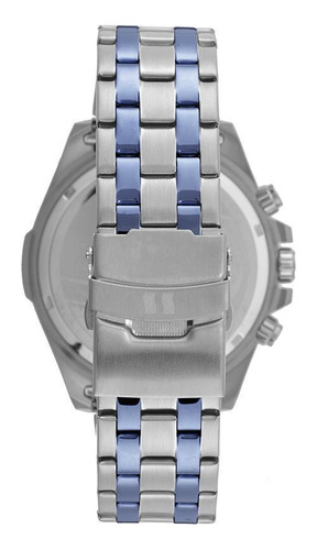 Seculus 77162gpsvoa1 Masculino Aço Azul 48mm