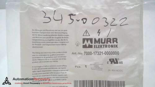 Murr Elektronik 7000-17321-0000000 Connector, New #31116 Ccf