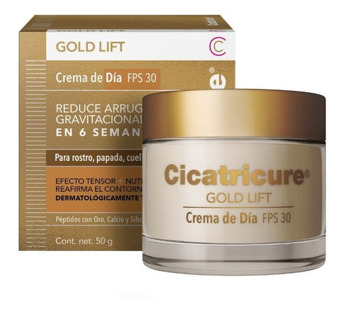 Cicatricure Gold Lift Crema De Dia Fps30 Antiarrugas 50g Momento de aplicación Día Tipo de piel Pieles maduras