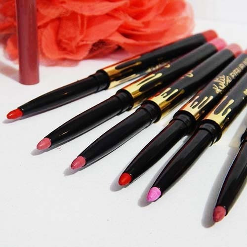 Imagen 5 de 9 de Set De 6 Delineadores Retractiles Para Labios Maquillaje