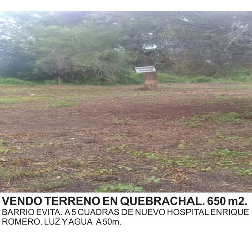 Dueño Vende Terreno En Quebrachal. Salta.