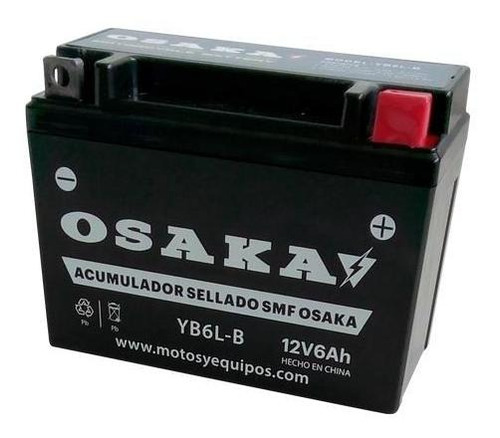 Batería Smf Osaka Para Italika Ft125 125z Icb6l-b F06010049