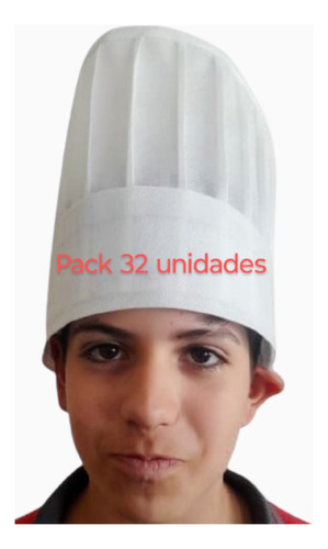 Gorro Chef.cocineros Gastronomico Descartable Para Eventos.