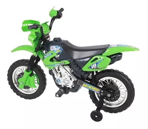 Moto Elétrica Infantil Criança Menino Motocross Homeplay