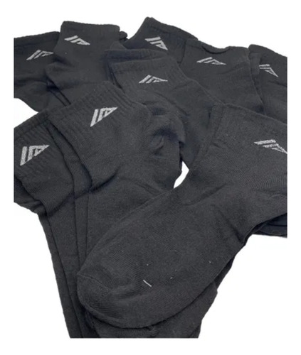 Pack 12 Pares Calcetines Largo Unisex Deportivos Sólidos
