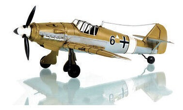 1939 Messerschmitt Bf 109e Fighter Aircraft Metal Model  Ccj