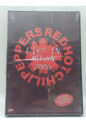 Red Hot Chilli Peppers Live In Milan 2006 Dvd Nuevo